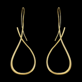 LUSH 18K GOLD PLATED HIGH QUALITY WATER DROP SHAPE EARRING