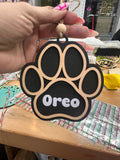 Ornamentos de la huellita de tu perro.