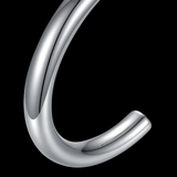 LUSH 18k GOLD PLATED STAINLESS STEEL HIGH POLISHED CUFF BRACELET