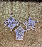 Ornamentos Navideños del Nacimiento de Jesús.