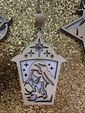 Ornamentos Navideños del Nacimiento de Jesús.