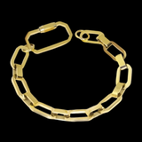 LUSH 18k GOLD PLATED STAINLESS STEEL BUCKLE BRACELET