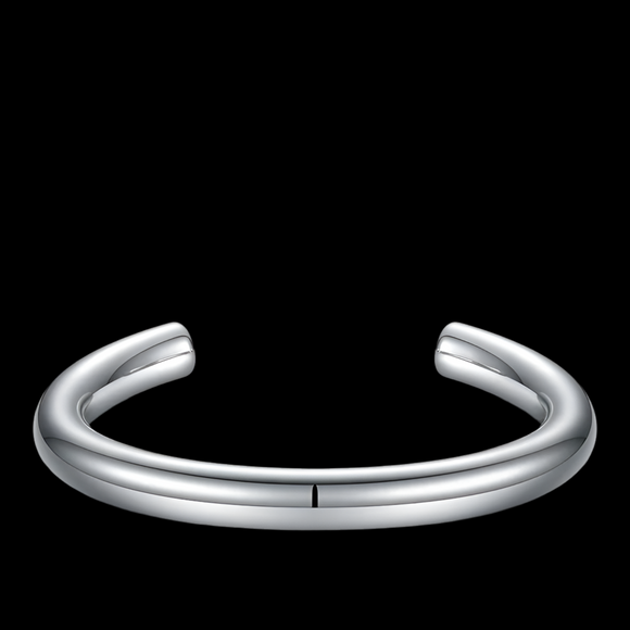 LUSH 18k GOLD PLATED STAINLESS STEEL HIGH POLISHED CUFF BRACELET