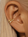 LUSH 925 SILVER GORGEOUS DOUBLE EAR CUFF