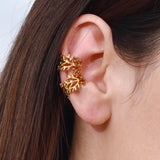 LUSH 18K GOLD PLATED STAINLESS SEAWEED EARCUFF