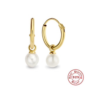 LUSH 925 SILVER Sterling Silver Freshwater Pearl Pendant Earrings