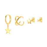 LUSH 925 SILVER Jewelry Set Zircon 18K Gold Plated Brass Earrings SetPlating Platinum / 18K Gold Plated Weight 1g Size One Size Main Material S925 Sterling Silver Stone Material AAAAA Cubic Zircon