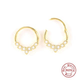 LUSH 925 SILVER PIERCING - 925 Sterling Silver 18K Gold Piercing Earring