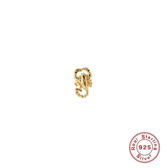 LUSH 925 SILVER PIERCING - Special Design 925 Silver Piercing Scorpion Earring