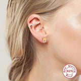 LUSH 925 SILVER PIERCING  OWL Earring