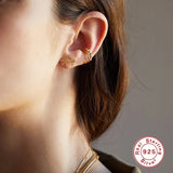 LUSH 925 SILVER - 18K Gold Plated Earring